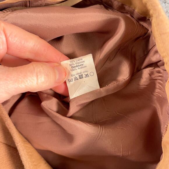 J. Crew Women’s Wool Blend Pencil Skirt Camel Tan Lined Size 6 Style 48575 - Picture 5 of 7